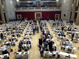 The Republican-controlled Missouri House of Representatives used its session’s opening day Wednesday to tighten the dress code for female legislators, while leaving the men’s dress code alone.